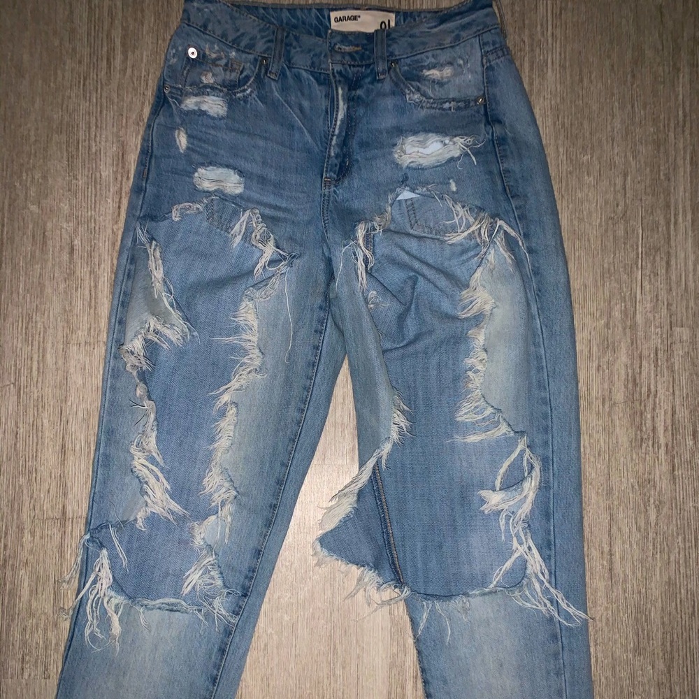 Super ripped jeans from garage